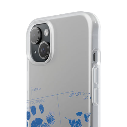 Flexi Case – Mom’s Little Blue Footprints