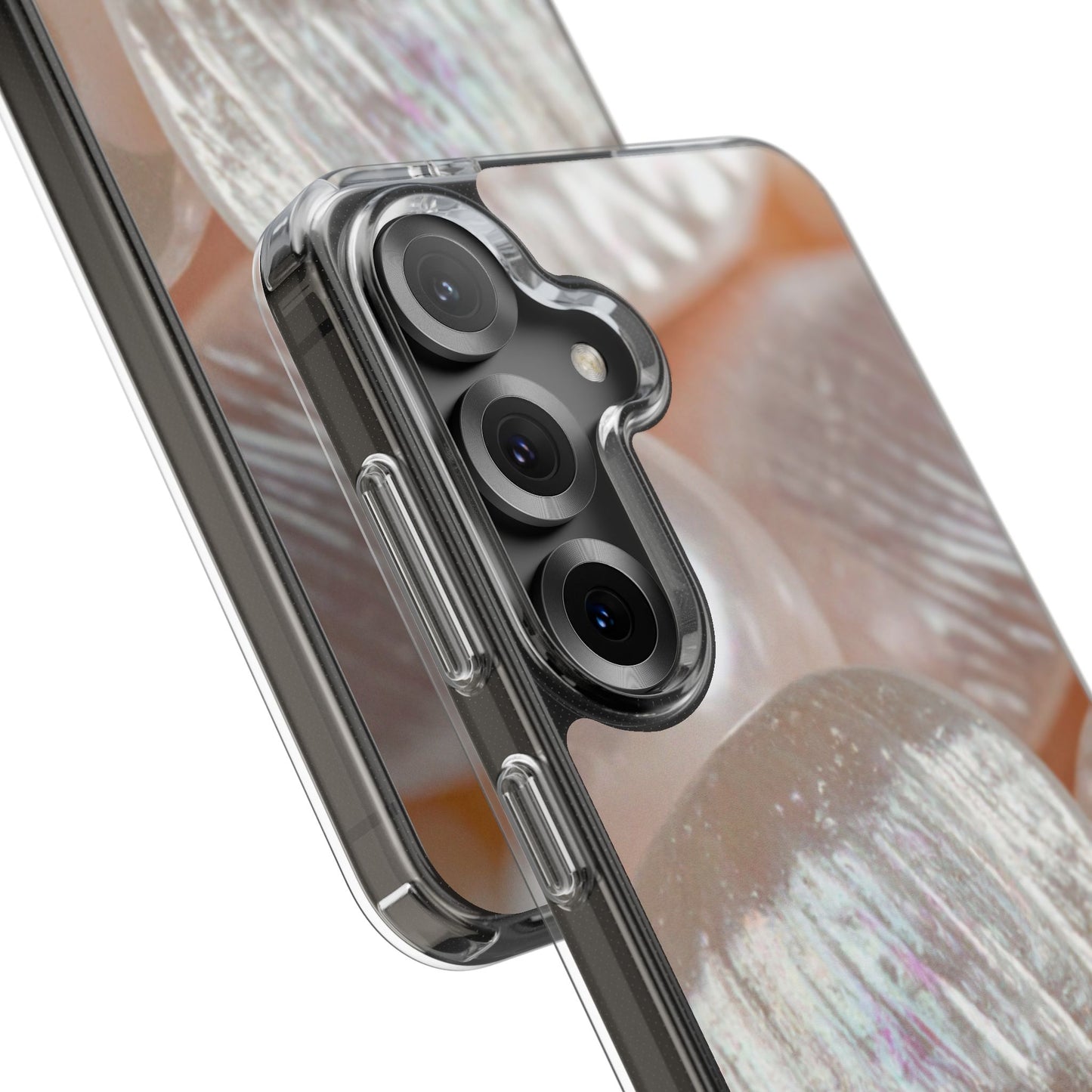 Clear Phone Case – Blush Pearl