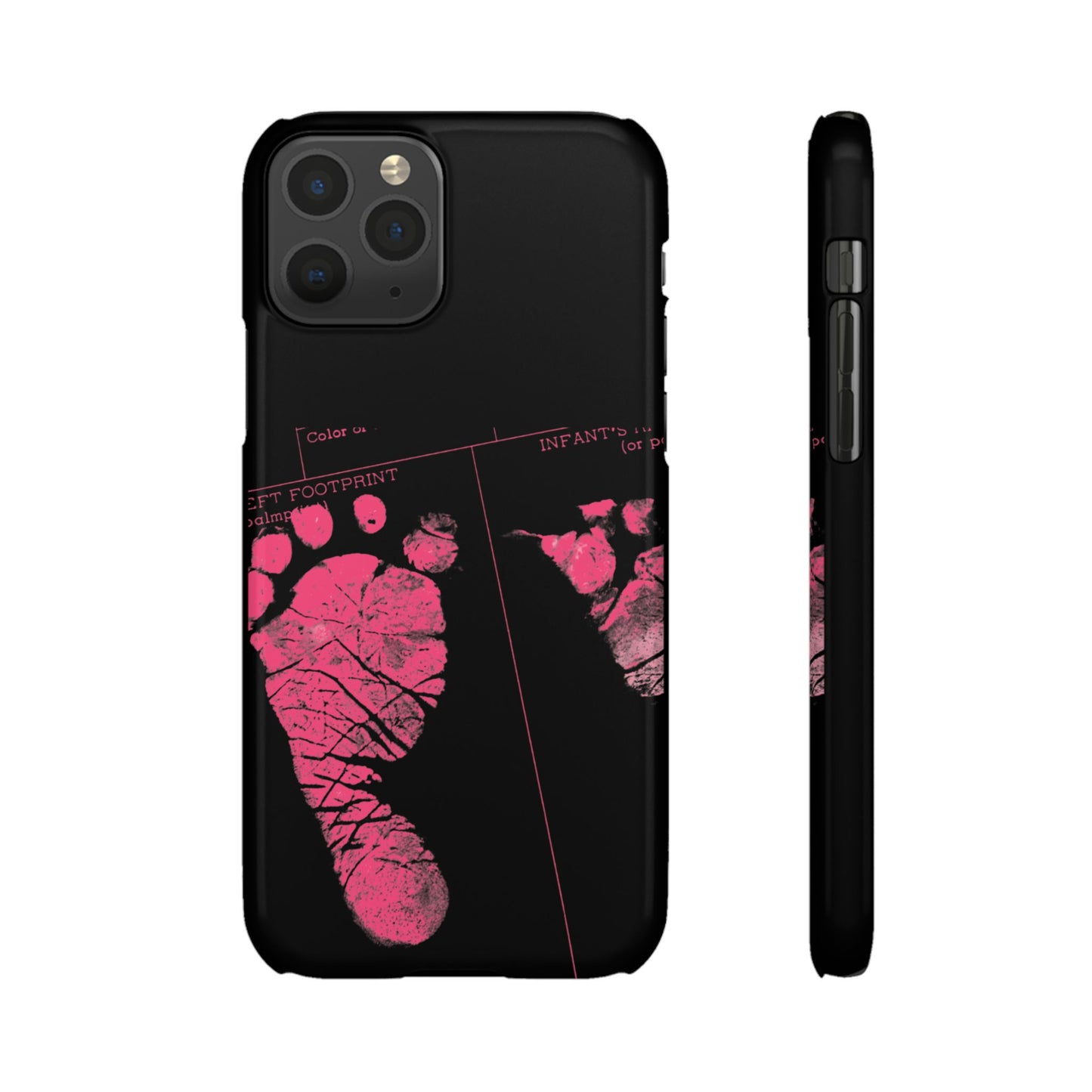Snap Phone Case – Mom’s Little Pink Footprints
