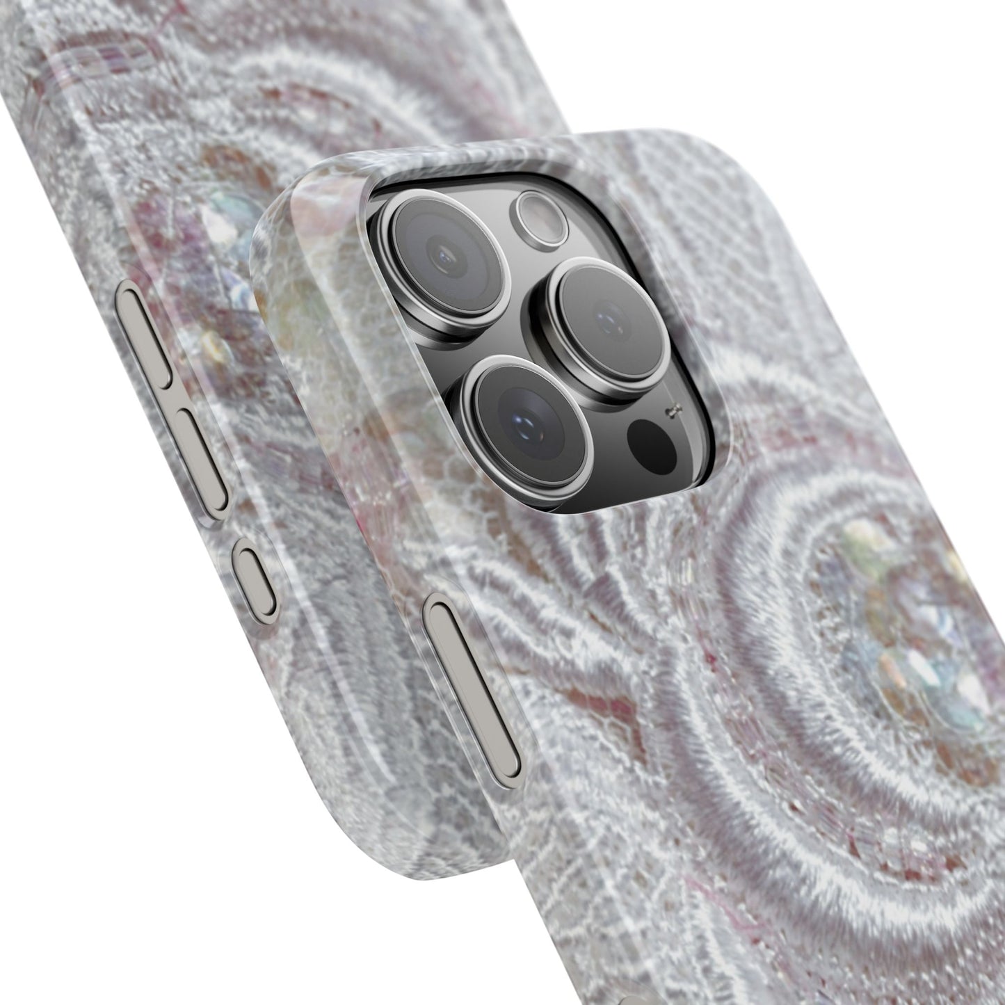 Slim Phone Case – Lace Veil