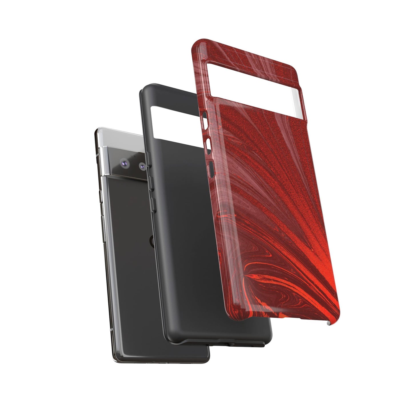 Protective Phone Case – Crimson Current