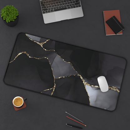 Neoprene Desk Mat – Obsidian Vein