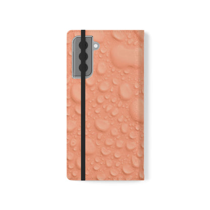 Flip Case - Apricot Rain