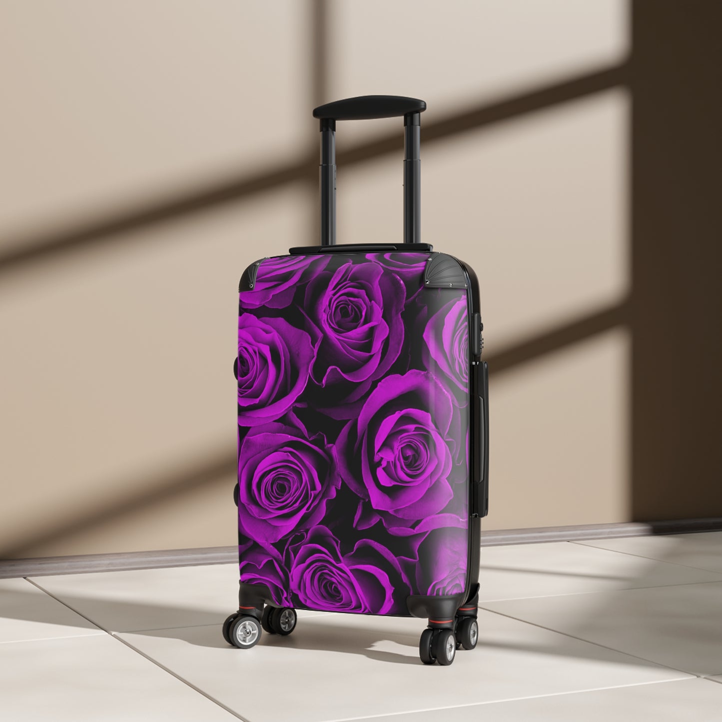 Hardshell Suitcase – Amethyst Roses