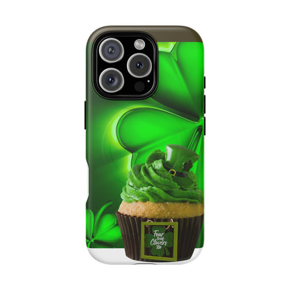 Protective Phone Case – Lucky Clover Cupcake
