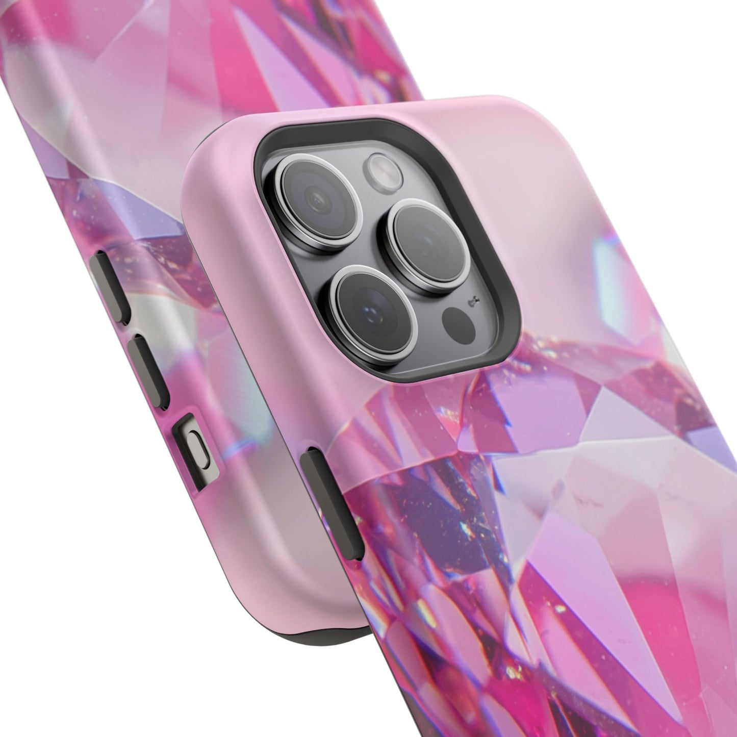 Impact-Resistant Phone Case – Pink Ice