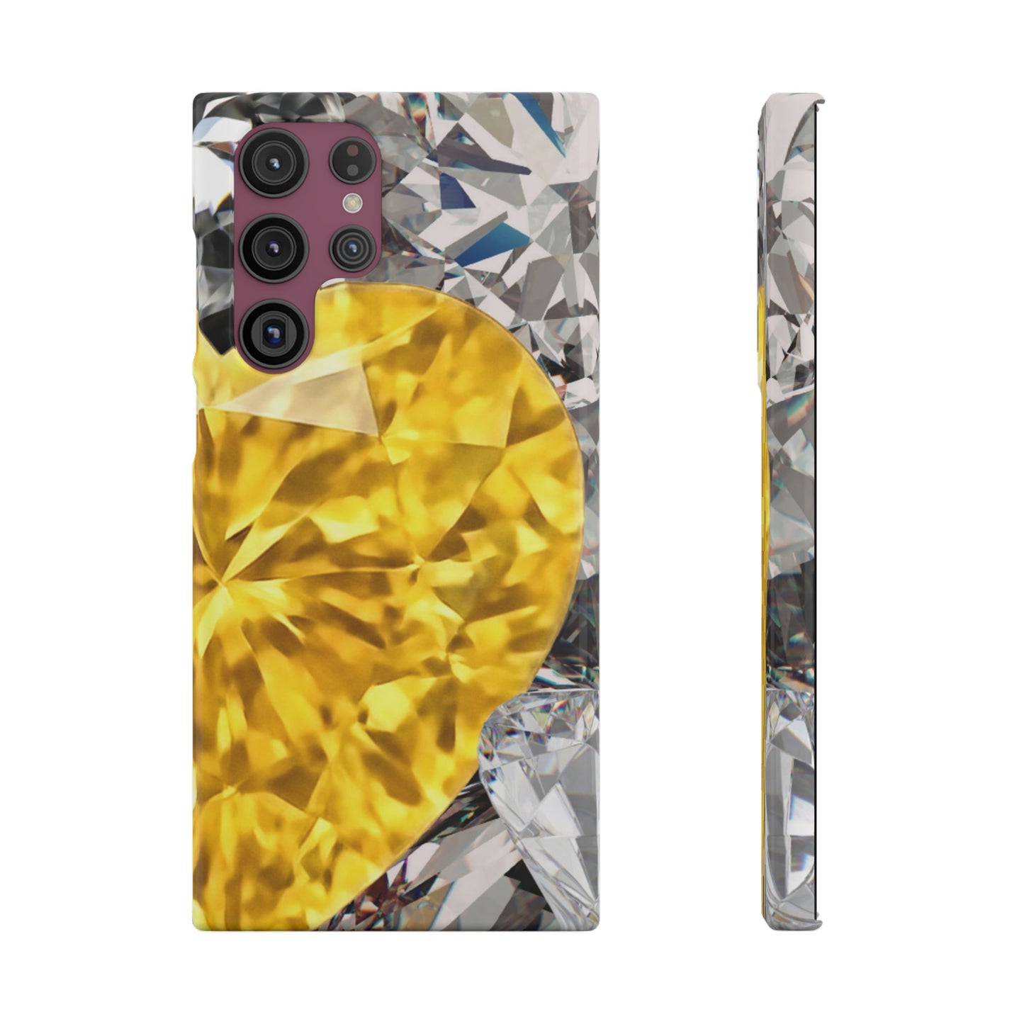 Snap Phone Case – Heart of Gold