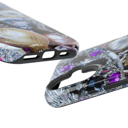 Impact-Resistant Phone Case – Chrome Jewel