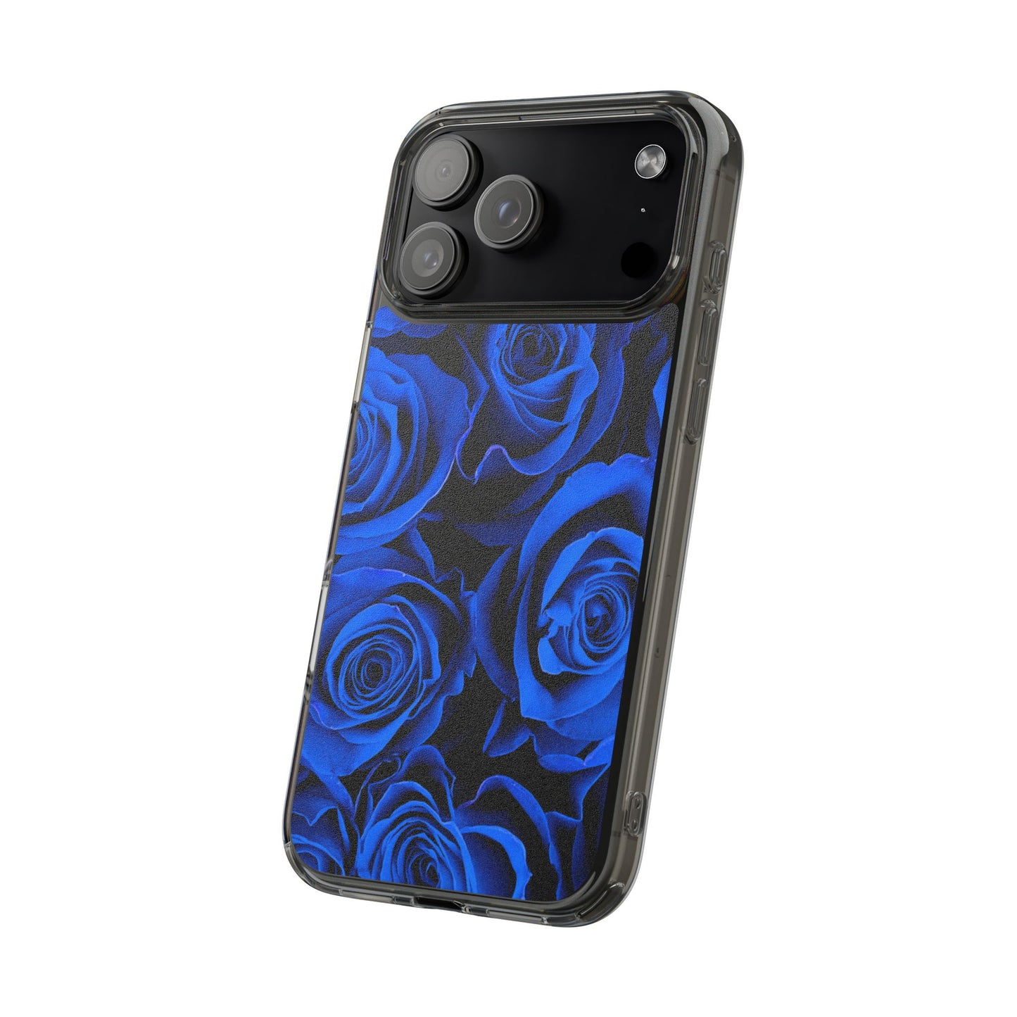 Clear Phone Case – Midnight Bloom
