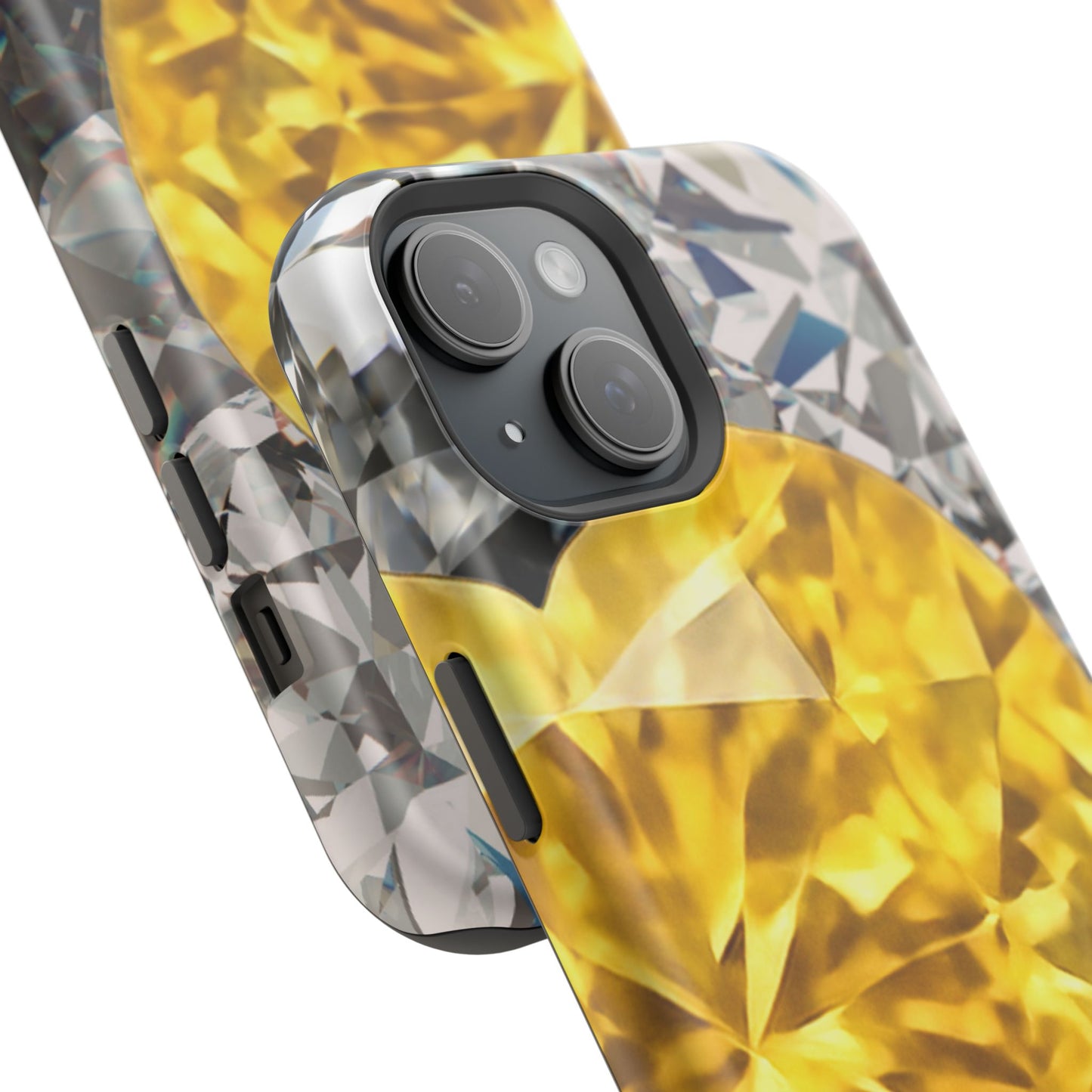 Impact-Resistant Phone Case – Heart of Gold