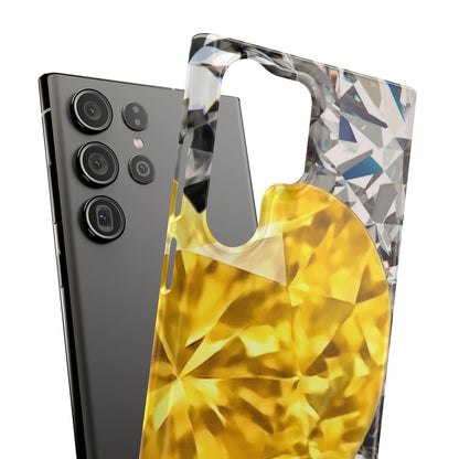 Snap Phone Case – Heart of Gold