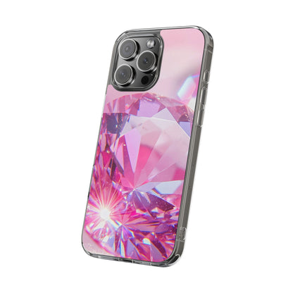 Clear Phone Case – Pink Ice