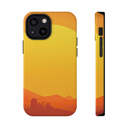 Impact-Resistant Phone Case – Desert Sunrise