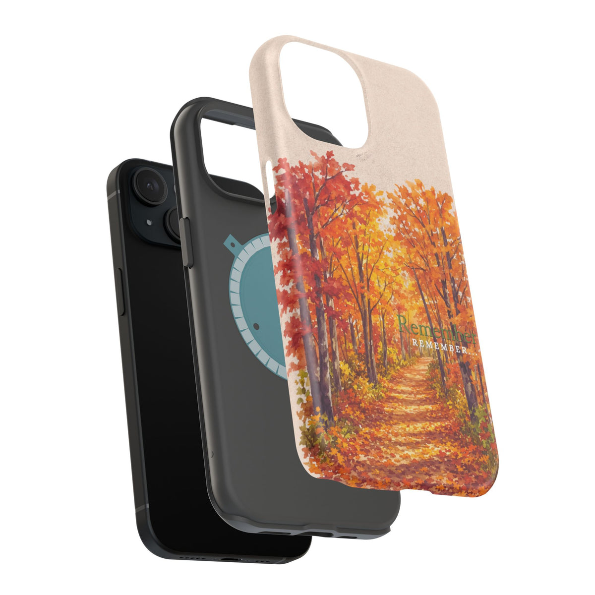 Wireless-Charging Compatible Case – Autumn Remembered – Compatible with iPhone 13–17 & Samsung Galaxy S25–S26 Series