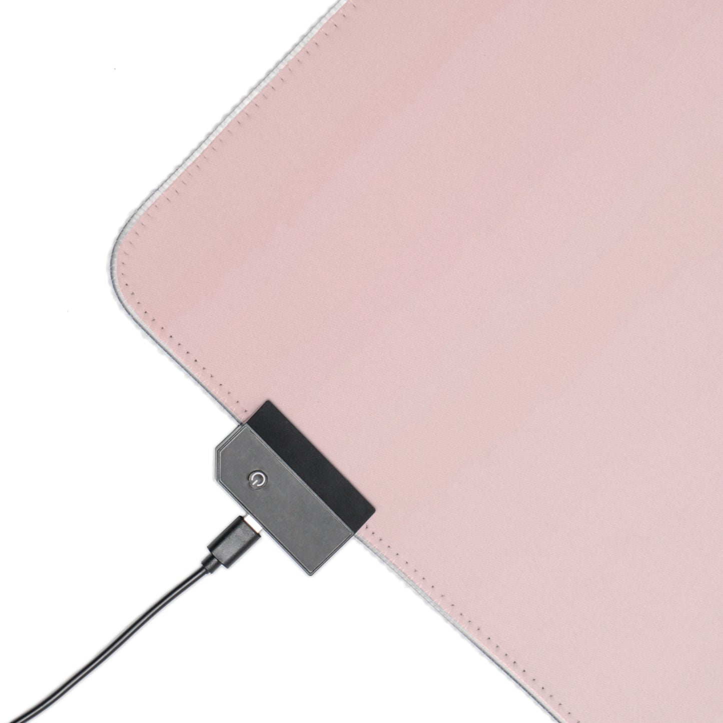 Gaming LED Desk Mat – Soft Blush