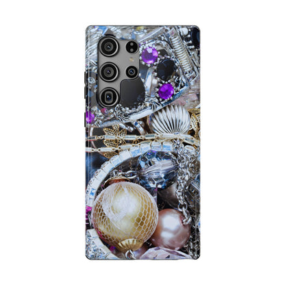 Impact-Resistant Phone Case – Chrome Jewel