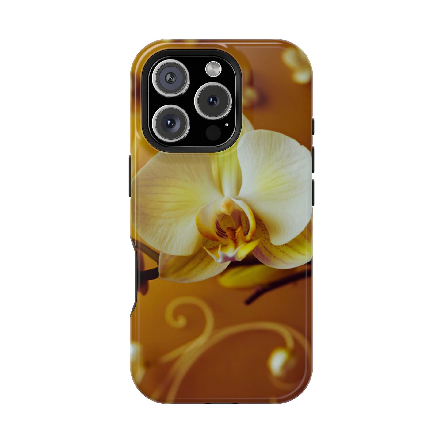 Protective Phone Case – Amber Orchid