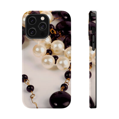Wireless-Charging Compatible Case – Noir Pearl