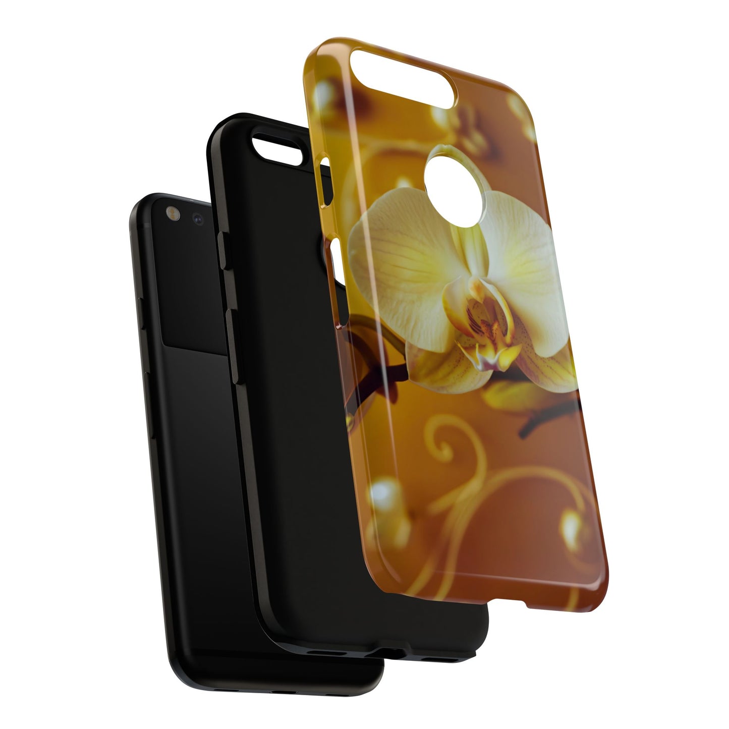 Protective Phone Case – Amber Orchid