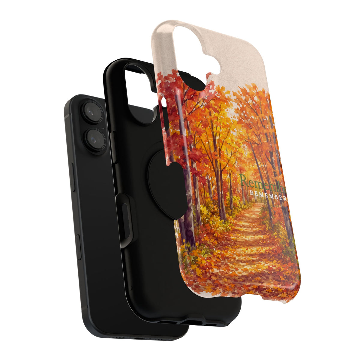 Impact-Resistant Phone Case – Autumn Remembered – Compatible with iPhone 11–17 & Samsung Galaxy S22–S26 Series