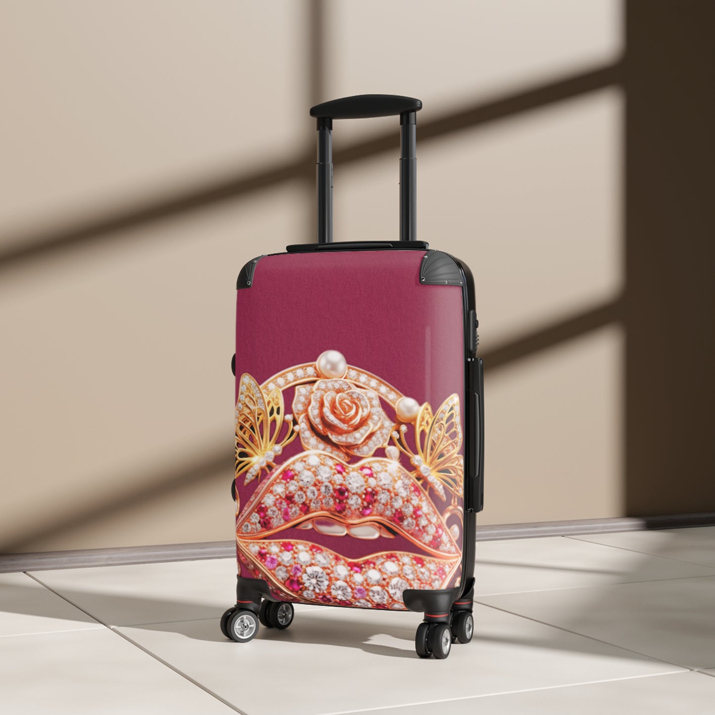 Hardshell Suitcase – Kiss of Gold