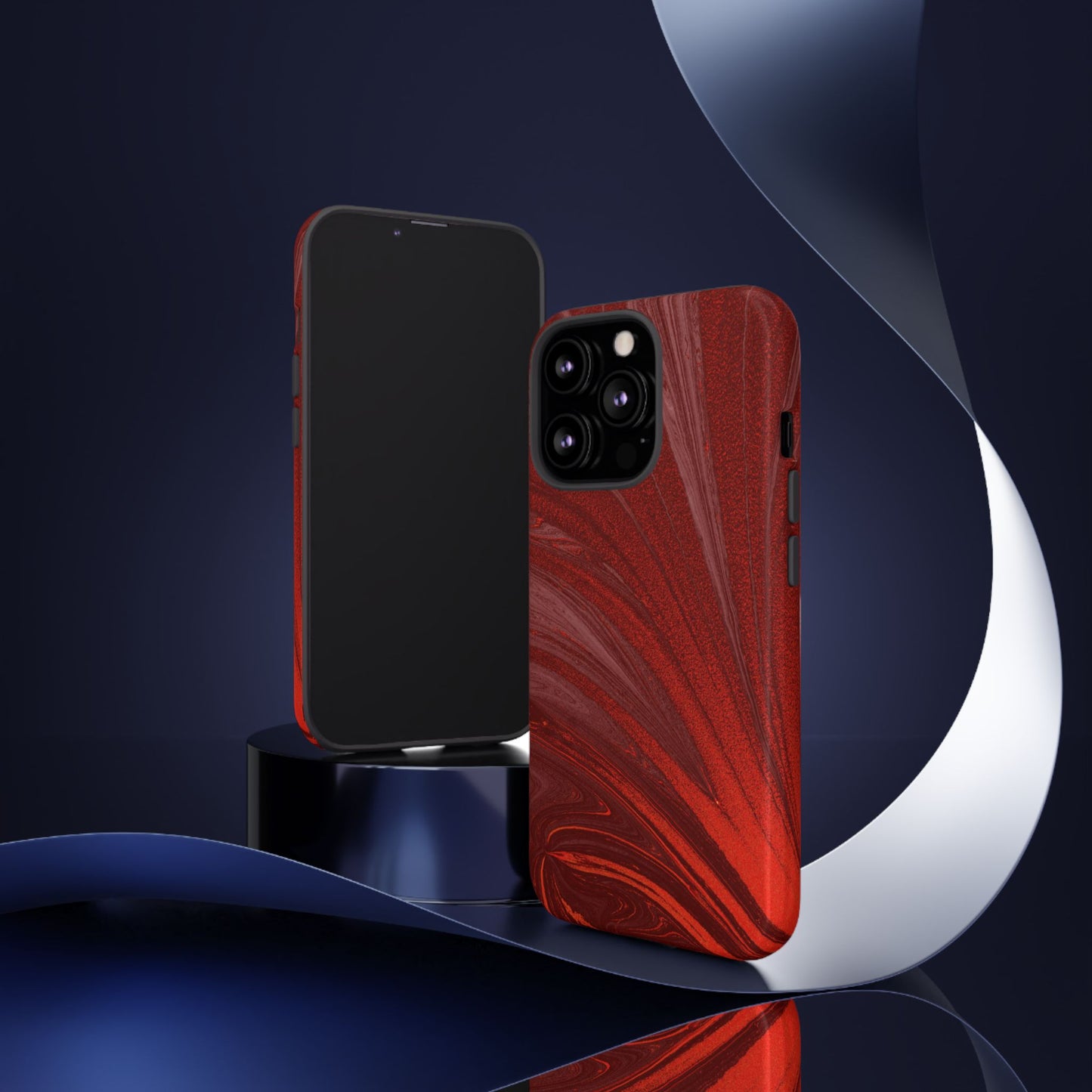 Protective Phone Case – Crimson Current
