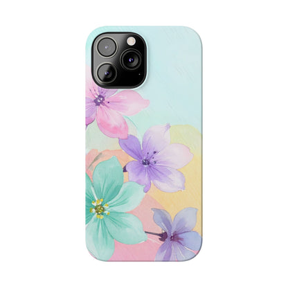 Slim Phone Case – Water Petal