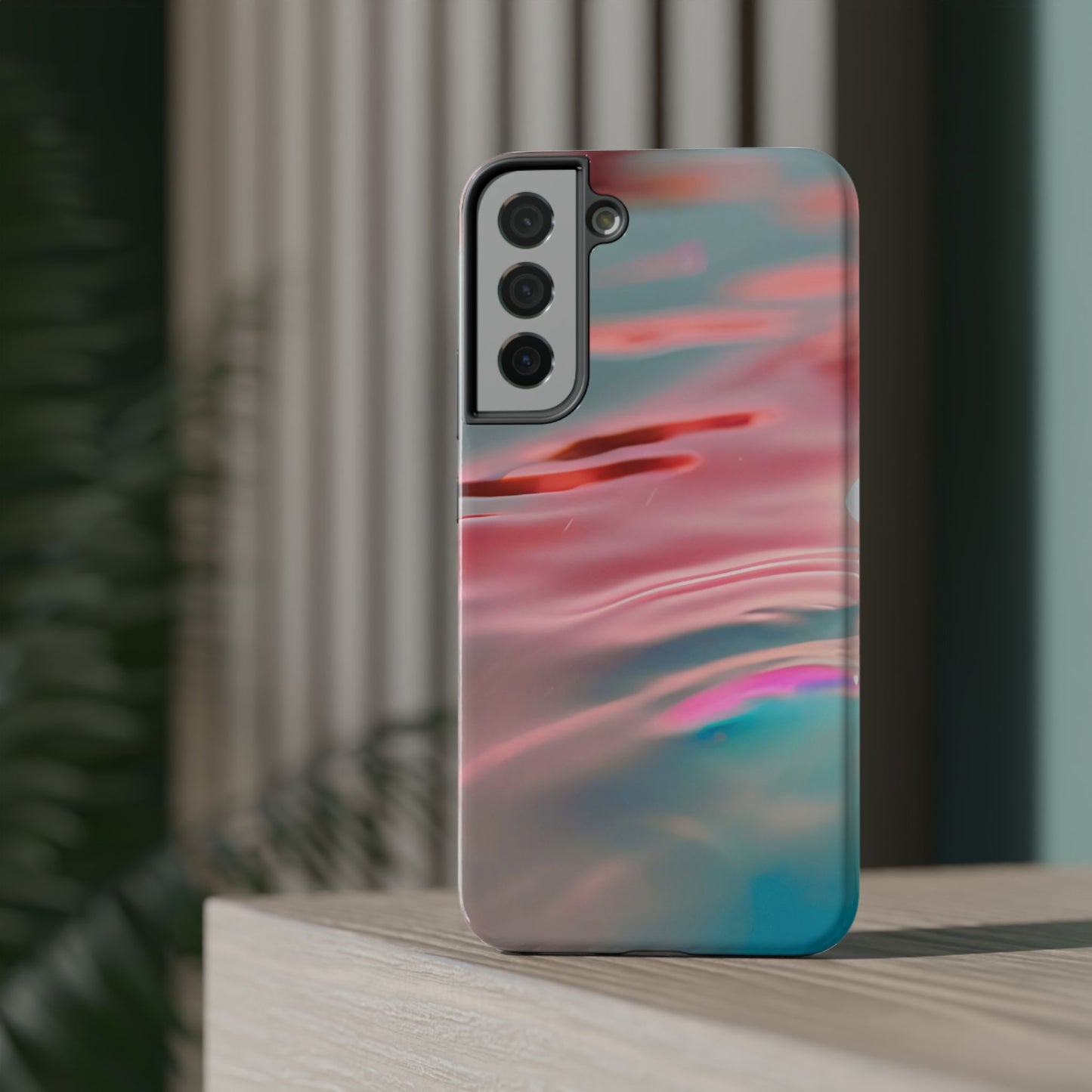 Impact-Resistant Phone Case – Liquid Sunset