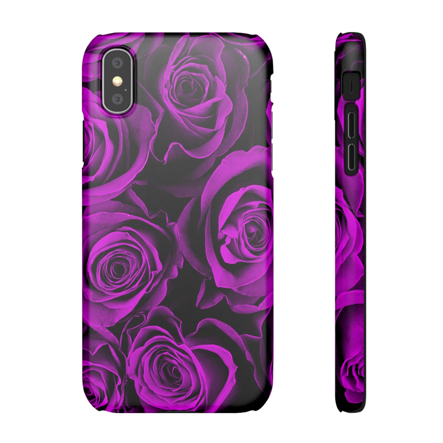 Snap Phone Case – Amethyst Roses
