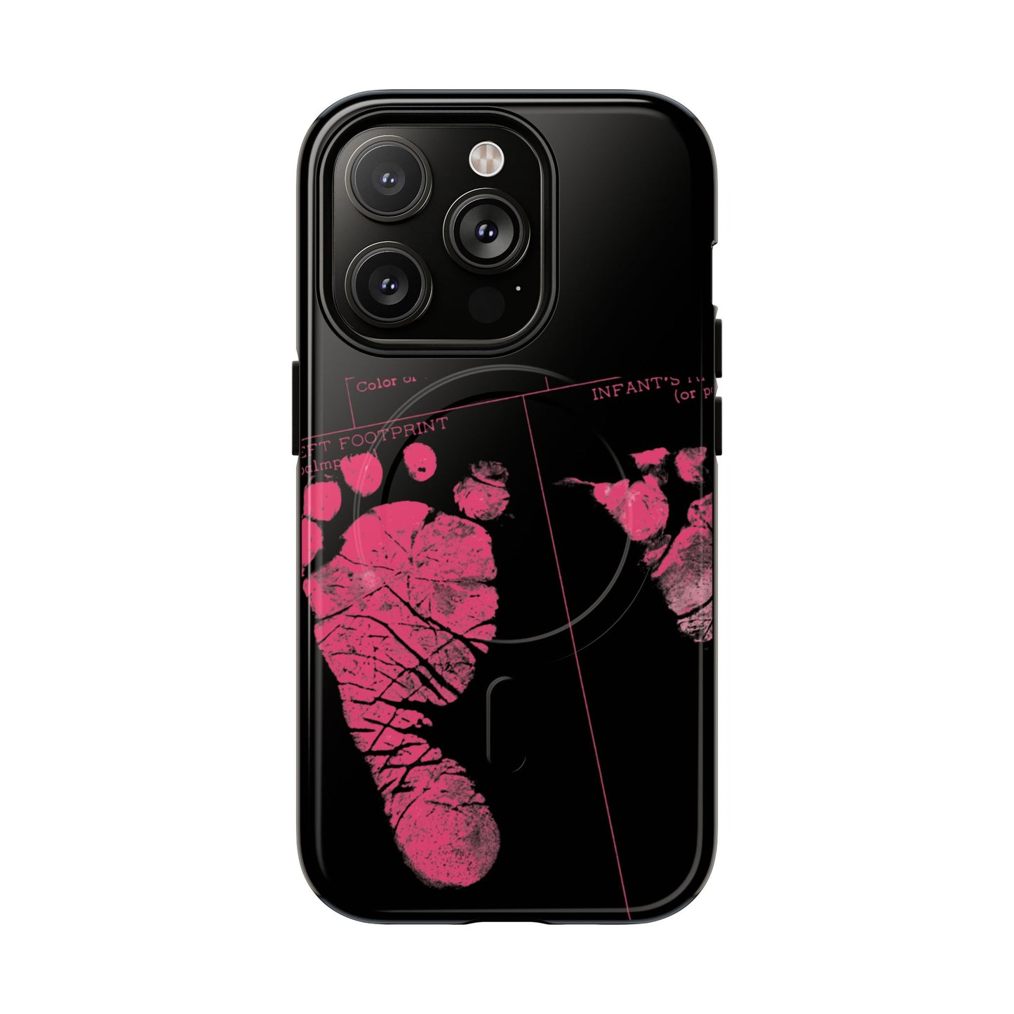 Protective Magnetic Phone Case – Mom’s Little Pink Footprints