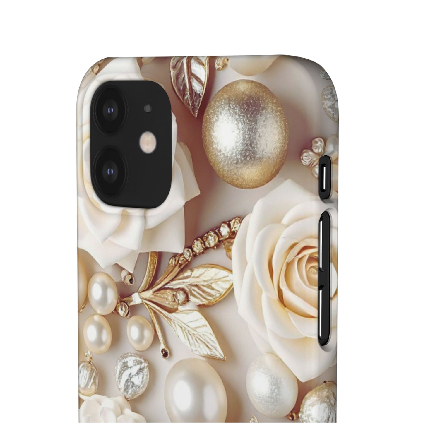 Snap Phone Case – Ivory Opulence