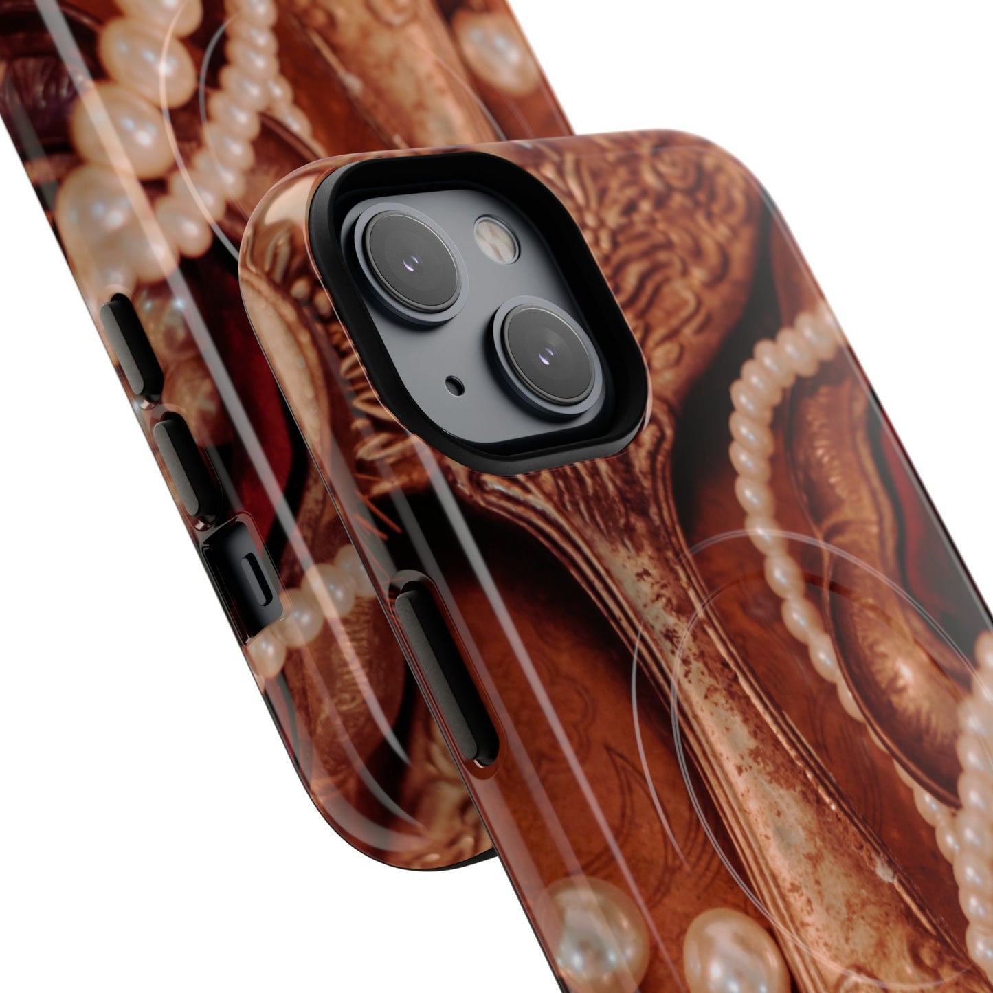 Protective Magnetic Phone Case – Bronze Vanity