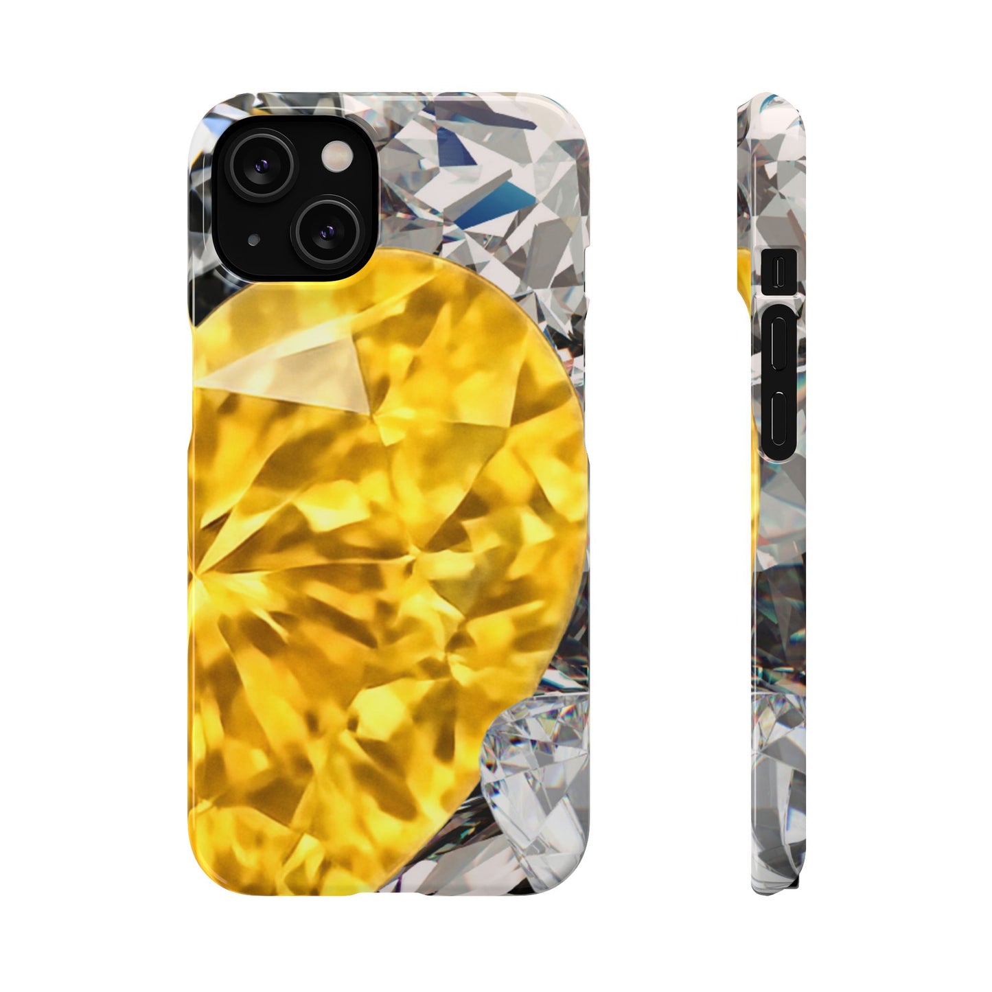 Snap Phone Case – Heart of Gold
