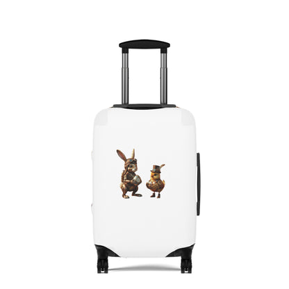 Luggage Cover – Clockwork Cottontail