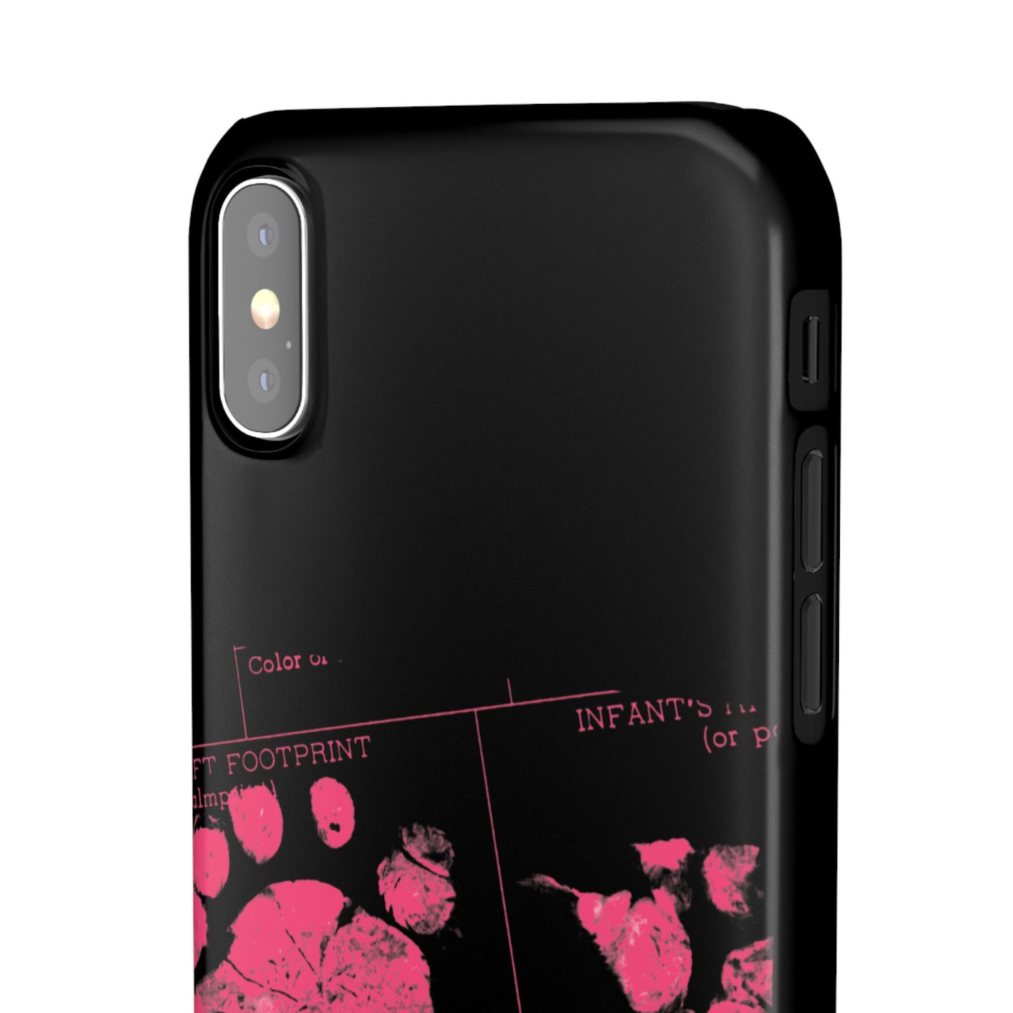 Snap Phone Case – Mom’s Little Pink Footprints