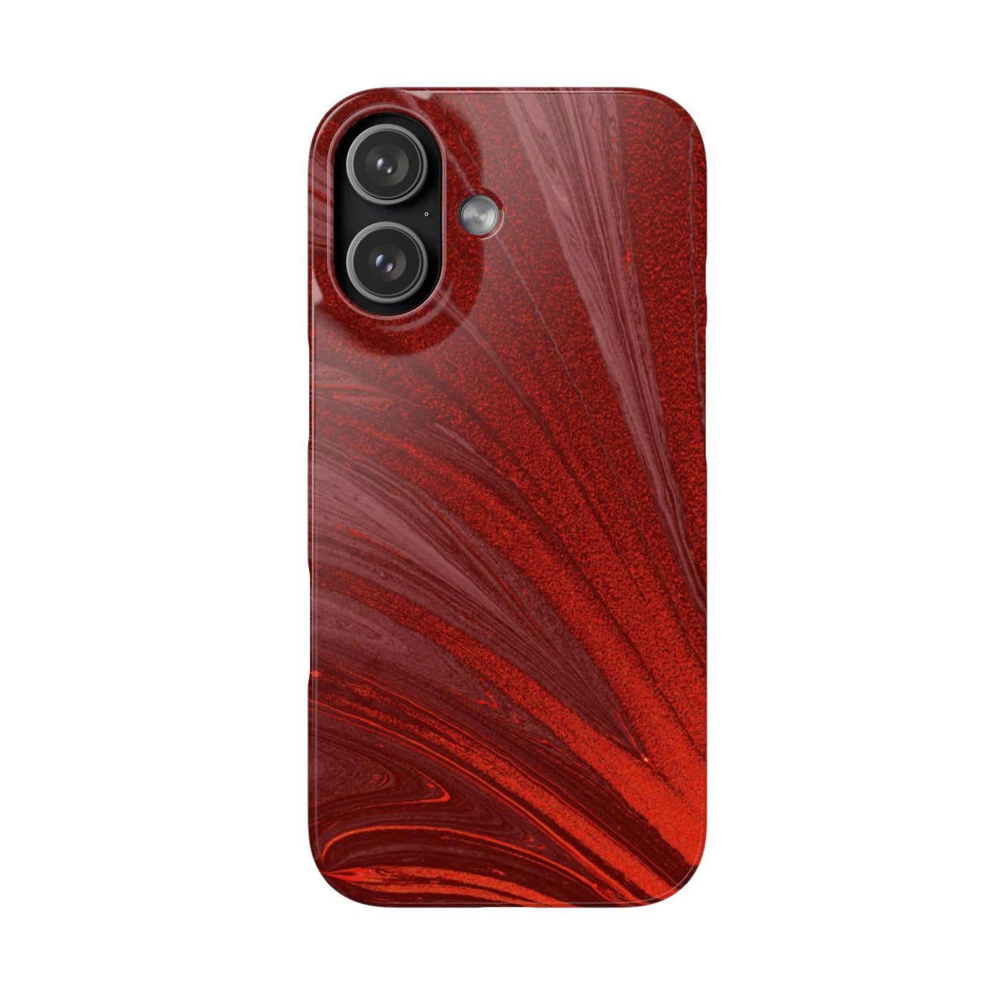 Snap Phone Case – Crimson Current