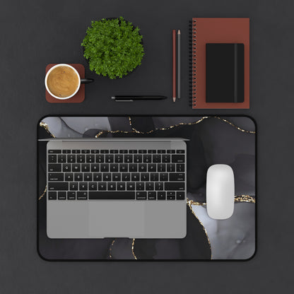 Neoprene Desk Mat – Obsidian Vein