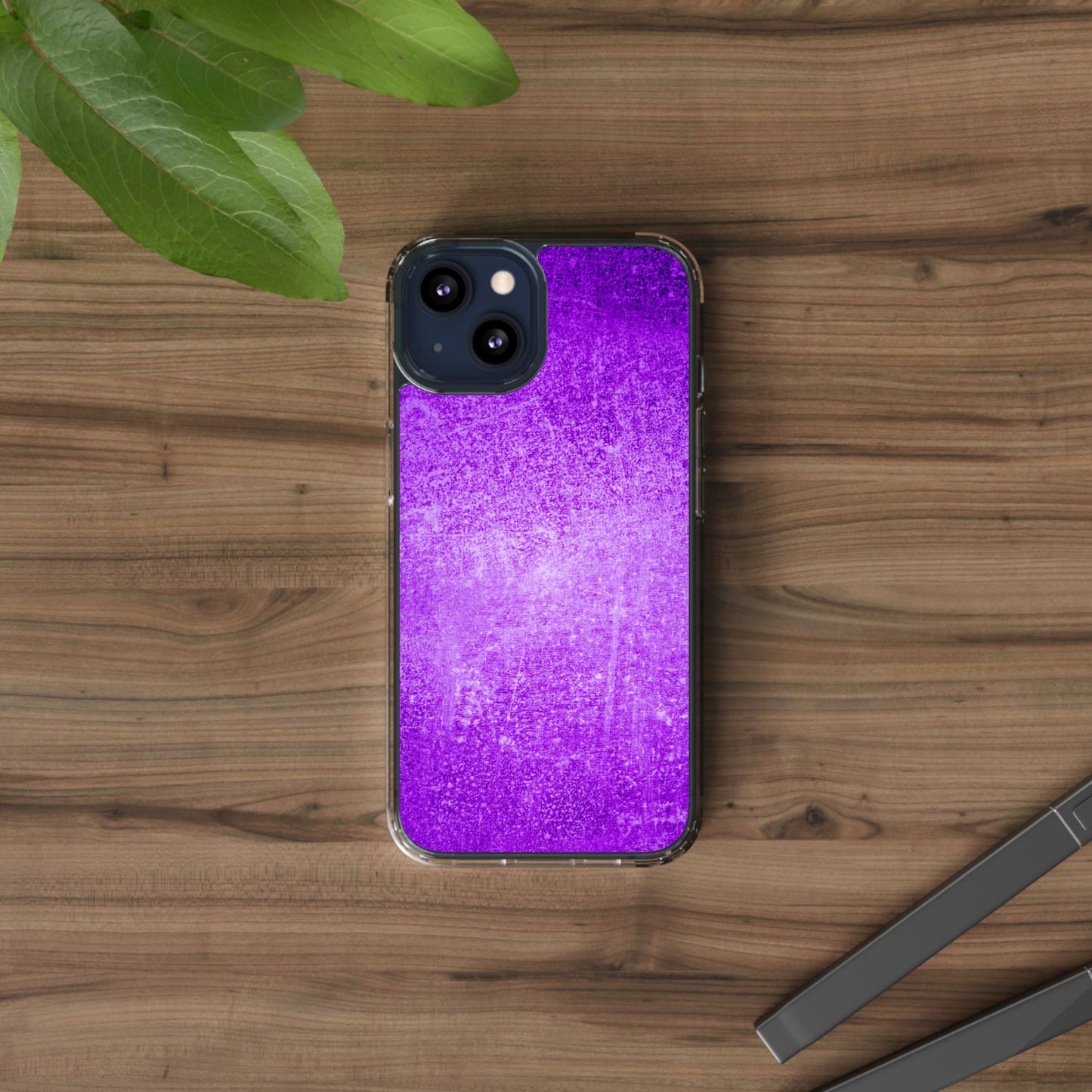 Clear Phone Case – Violet Voltage