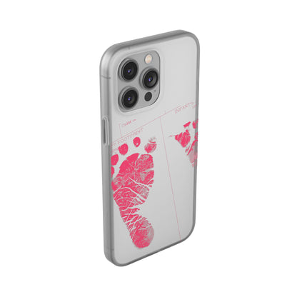 Flexi Case – Mom’s Little Pink Footprints