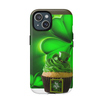Protective Phone Case – Lucky Clover Cupcake