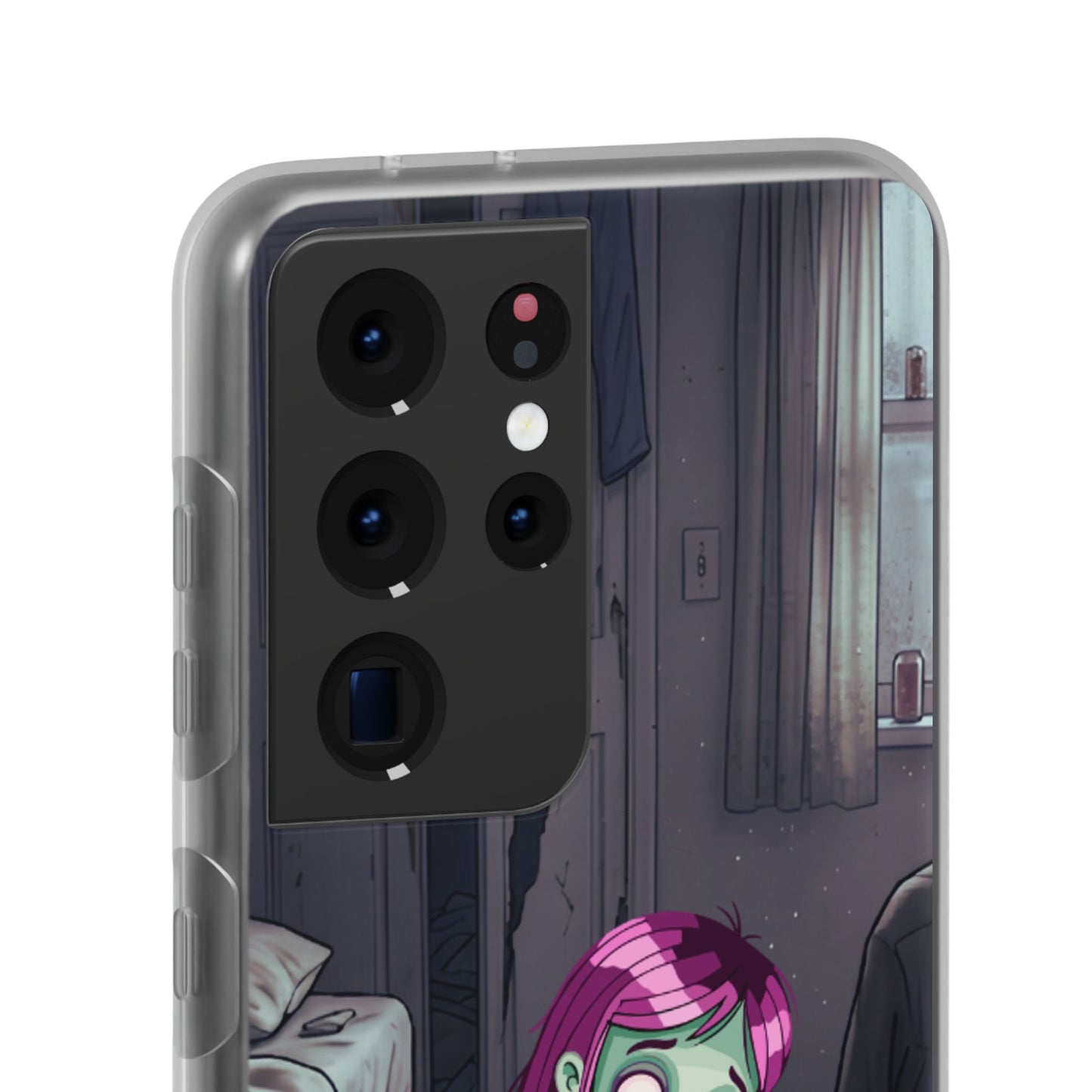 Zombie Girl Phone Case — Cute Creepy Cartoon Phone Cover