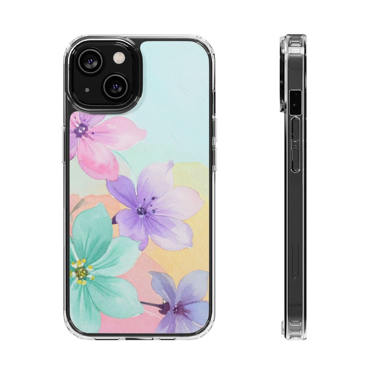 Clear Phone Case – Water Petal