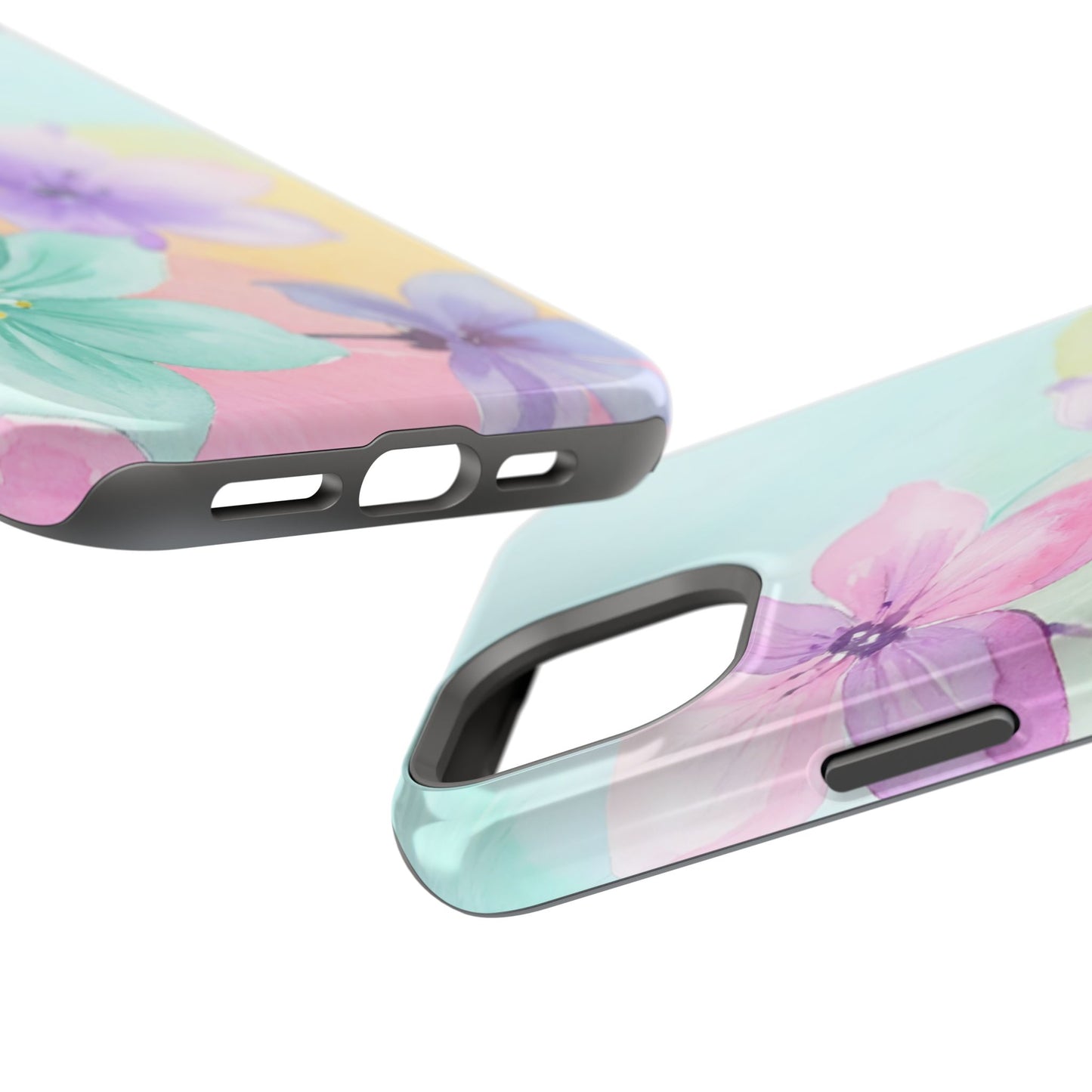 Impact-Resistant Phone Case – Water Petal