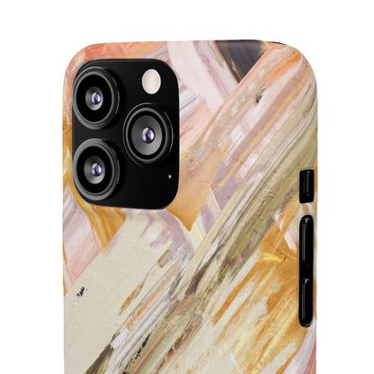 Snap Phone Case – Brush & Bronze