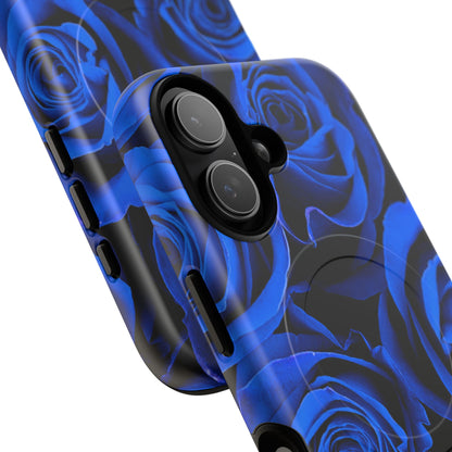 Protective Magnetic Phone Case – Midnight Bloom