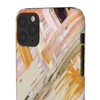 Snap Phone Case – Brush & Bronze