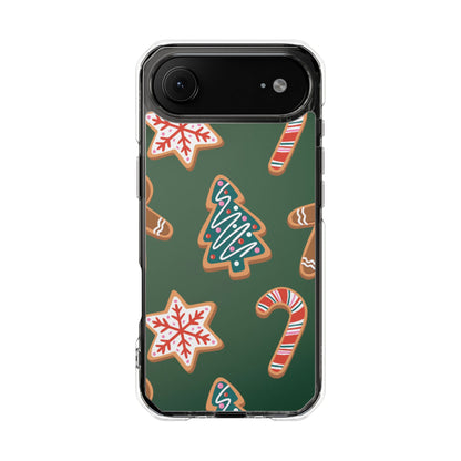 Clear Magnetic Phone Case – Cookie Season – Compatible with iPhone 14–17 Series