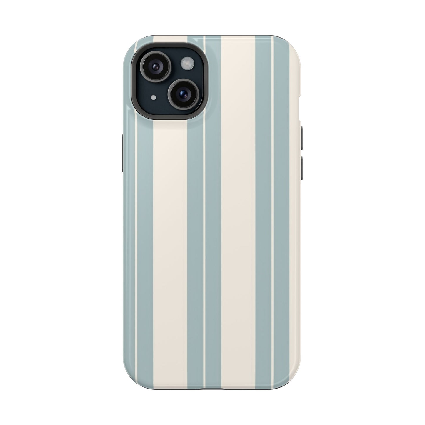 Wireless-Charging Compatible Case – Coastal Stripe