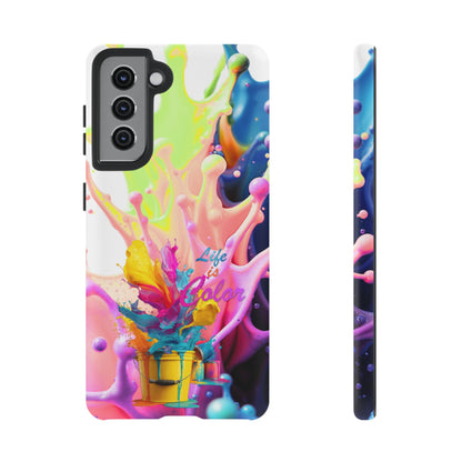 Color Splash Phone Case — “Life in Color” Protective Tough Case