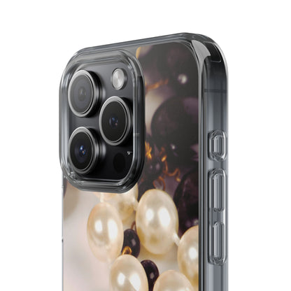 Clear Phone Case – Noir Pearl